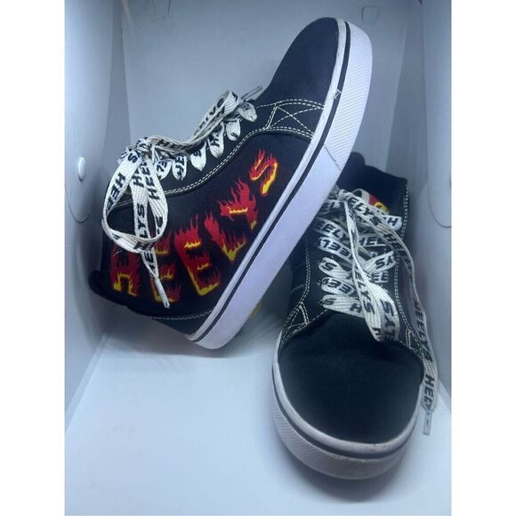Heelys Pro 20 Flame Youth Size 2 Mid Top Wheeled Unisex Shoes - Picture 3 of 10